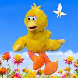 Sesame Street Plush Big Bird Stuffed Animal Nursery Decor Nursery Shower 10"
